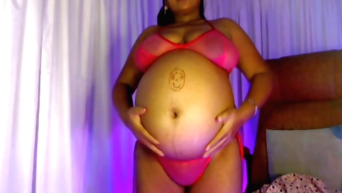 Indian brunette bikini porn video with a wet-pregnant girl