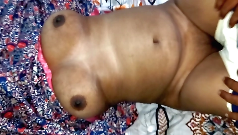 Indian girl got her boobs and ass fucked in her bedroom