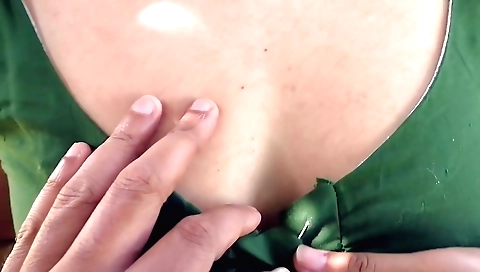 Indian stepson and his stepdaughter fucked outside