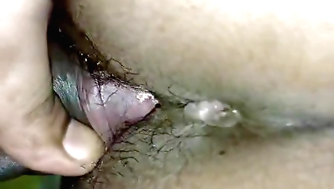 Hot girl is getting her hairy pussy and pussy hole licked