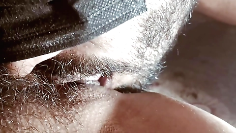 Indian girl with a hairy pussy rides and sucks dick