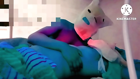 Indian webcam video shows sexy teen taking my dick