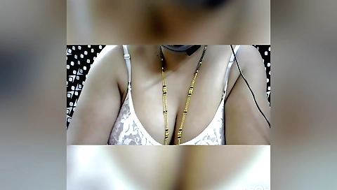 Indian girl in a red saree enjoys sex with her boyfriend