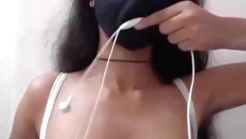 Indian beauty with big boobs shows her body on webcam