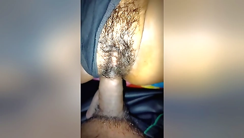 My roommate has a hairy pussy and she wants to be fucked