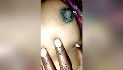 Long haired girl and her horny dude in an amateur pov vid