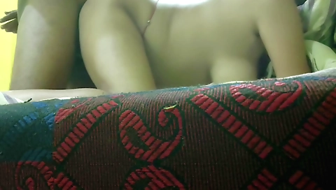 Indian girl in white dress and stockings is having sex