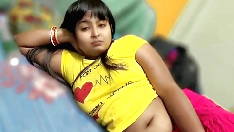 Sexy step fantasy babe shows her boobs and big ass