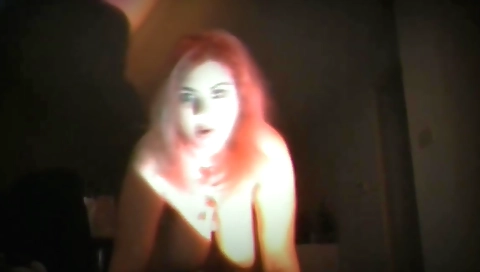 Chubby red head is showing off her body in hot solo video