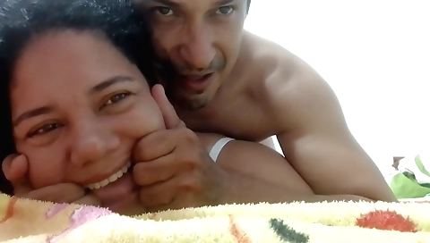 Indian brunette with a big ass is being gaped in her ass