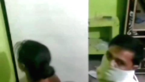 Hot brunette seduces her boyfriend on webcam video