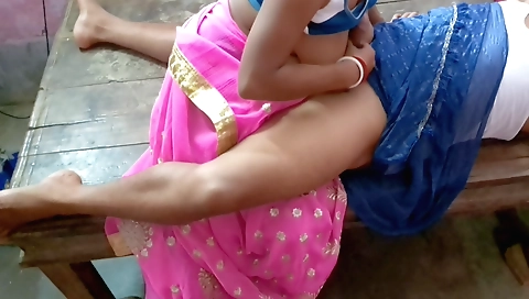 Indian couple making a amateur big tits porn video