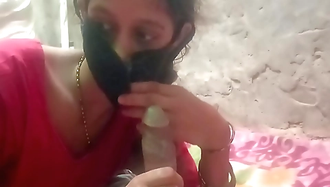 Indian brunette handjob with a big dick in hot 3d video