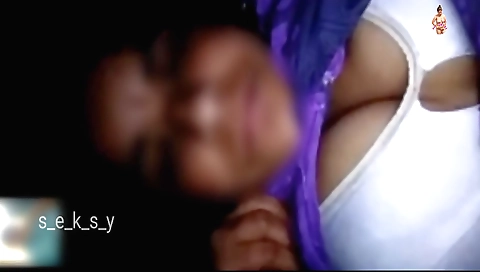 Indian brunette masturbating in bed in the morning