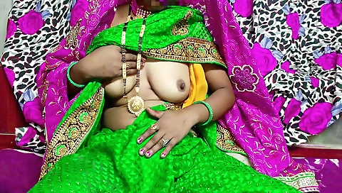 Indian girl masturbates on a hill and does it solo