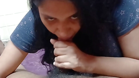 Indian teen girl gets into a hot pov sex movie with his brother