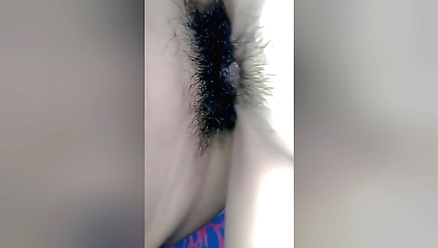 Hairy pussy fuck of my wife in amateur fetish video