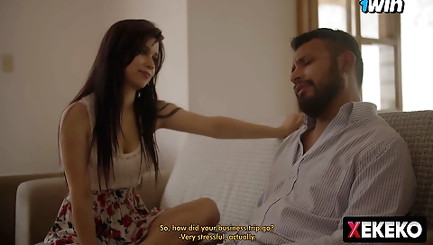 Indian girl is doing some amateur porn video with the guy