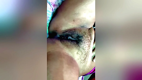 Beautiful indian slut is enjoying self-touching her pussy