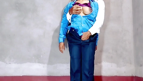 Indian brunette with a nice body 3 some handjob and a blowjob