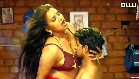 Busty blonde milf and a chubby teen 18+ porn scene