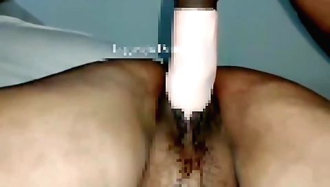 Amateur Indian video with guy playing a role as a chut