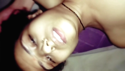 Indian teenager makes man cum in her mouth and vagina