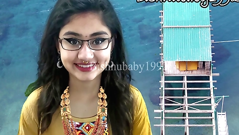 Horny brunette 18+ enjoying a big cock deep inside