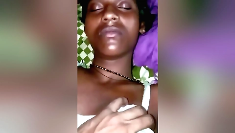 Hot brunette amateur is giving a blowjob in hd video