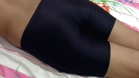 Indian babe in a bikini shows her huge natural and thick body