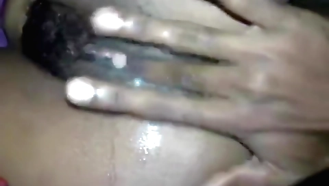 Indian chick enjoys spicy taste of spicy Indian cuisine