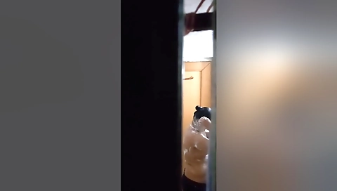 Indian amateur video of a gorgeous brunette solo video