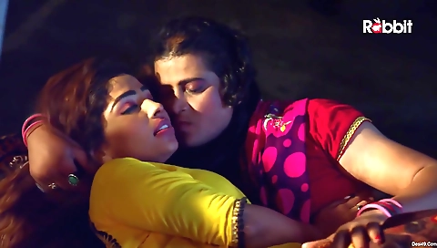 Hot brunette meets a guy and she starts licking him