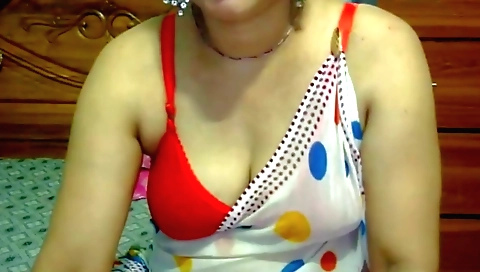 Indian wife with big tits and a big ass has fun with hubby