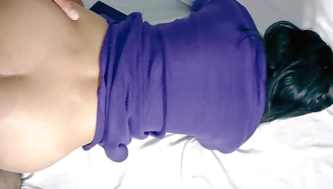 Indian bhabhi sucks and fuck boyfriend in doggy style