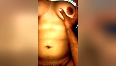 Asian and busty milf fucks herself and masturbates