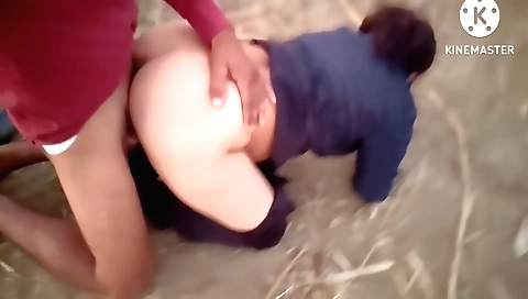 Indian teen brunette 18+ amateur video in the jungle