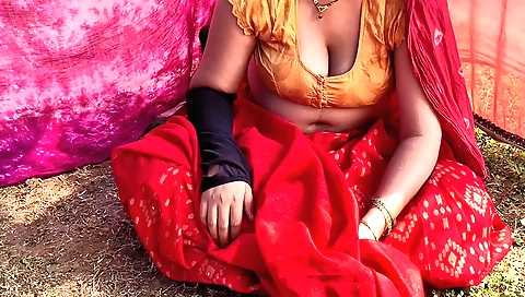 Indian stepmom resuming outdoor sex with her stepson