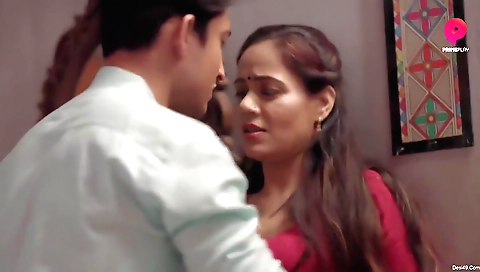 Brunette milf gets her pussy pounded in the old and young