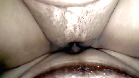 Indian babe gets her hairy pussy fucked by her man