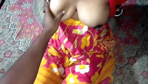 Brunette with big ass and big ass tits riding dildo