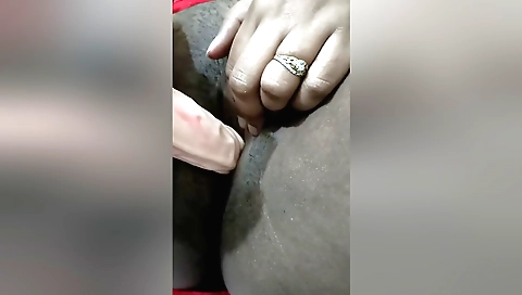 Hairy indian girl shows her body in a homemade video