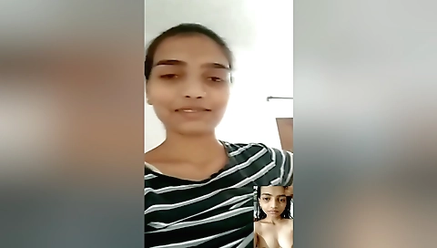 Busty indian woman in amateur solo video is showing her body