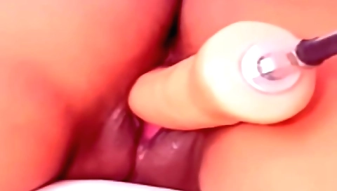 Hottest solo masturbation with a vibrator and her hands