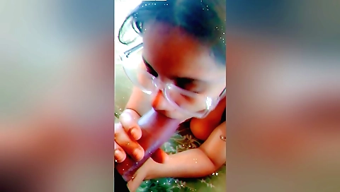 Indian porn video with a brunette getting fucked hard