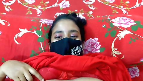 Brunette girl with a hairy pussy makes out with her lover