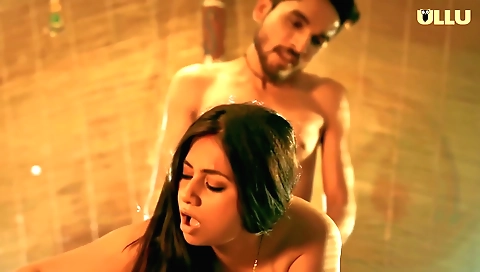 Big ass indian girl fucked in doggy style and spoon position