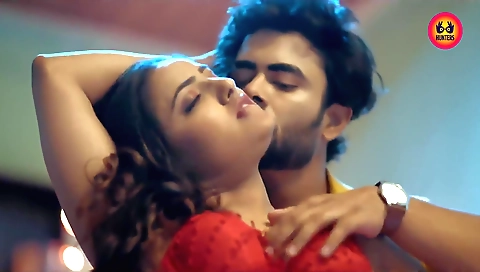 Brunette chick with a nice round ass is getting her first on the web