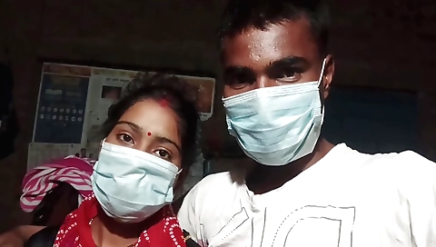 Indian brunette has her mouth and pussy licked by husband