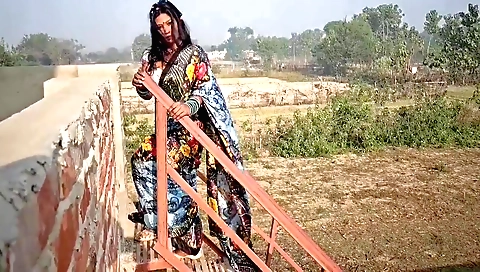 Busty brunette maid takes off her outfit to take a break